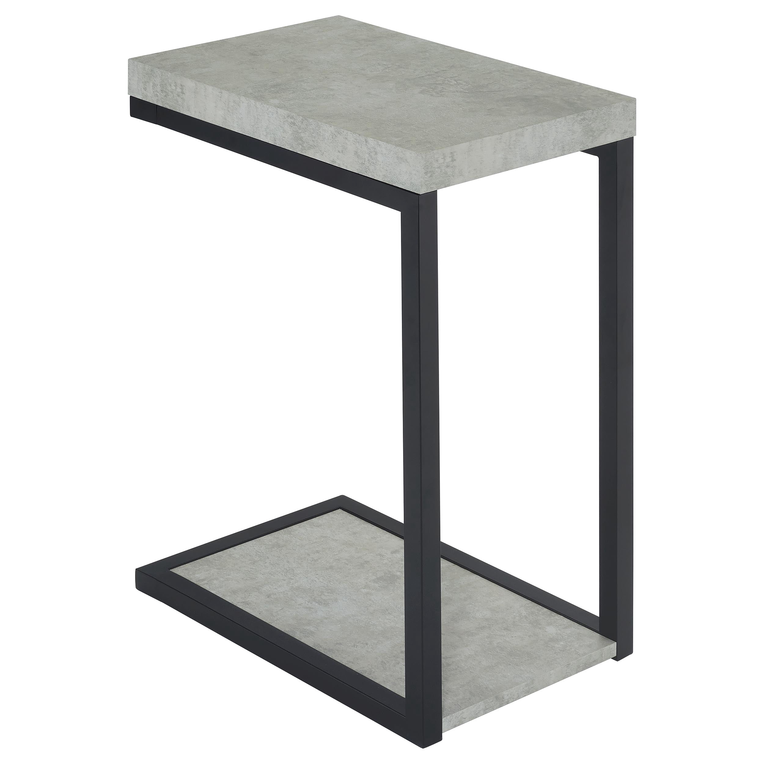 Snack Table, Compact Accent End Table for Couch Bedroom Patio