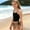 S1-Black, variant on Ulitacool Girl Swimsuits Strappy Backless Sport Bikini Leopard Print Two Piece Swimsuit For Teen And Junior Beachwear Cute Playsuit 15-16 Years Black