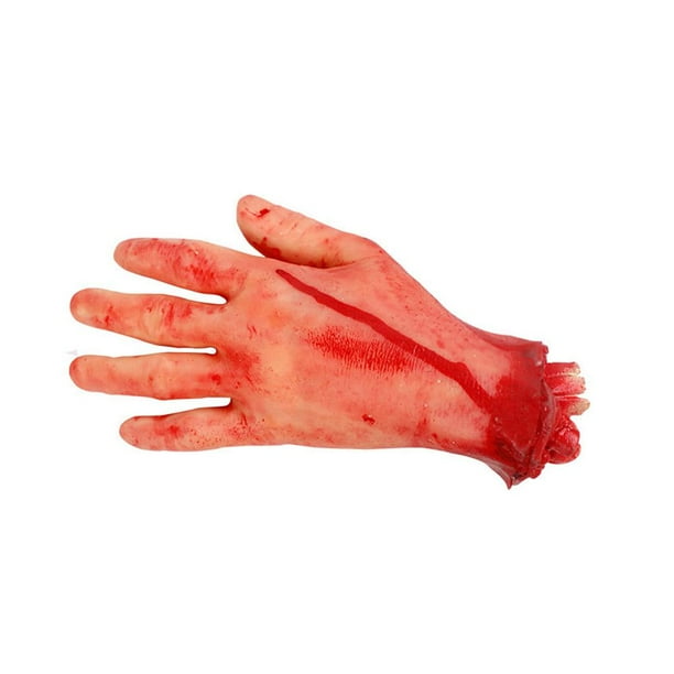 TQEHS Accesorios de decoración de terror para cosplay de Halloween, accesorios falsos con sangre C7X2 Hor Y2B1 US D2A6
