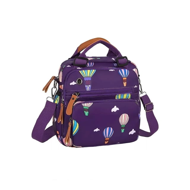 Mochila Antirrobo De Moda Para Mujer Globos Morada Malubero Mochila Antirrobo
