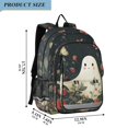 thumbnail image 2 of FORMRS Unisex School Backpack 17" Student Travel Bag with Laptop Compartment, Happy Ghost, 2 of 7