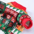thumbnail image 6 of Christmas Dog Costume Soft Outfits Snowflake Xmas tree, Pet PJS Jumpsuits Sweaters for Small Medium Dogs/Puppy/Cats, 6 of 9