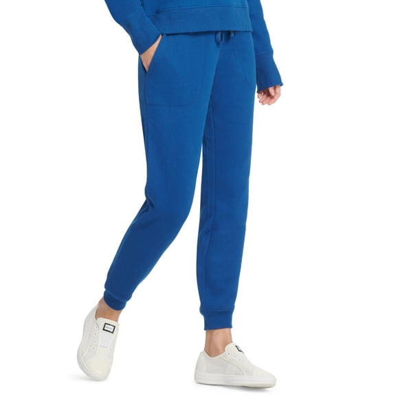 Dkny Womens Sport Sparkle-logo Joggers Size XL