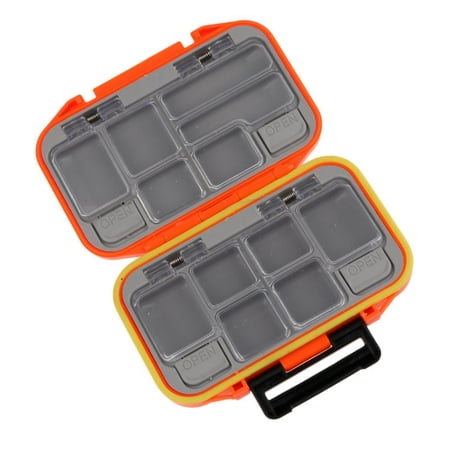 Storage Box for Fishing / Small , Yellow, 11.5x8x3.5cm 