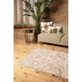 thumbnail image 4 of Luxe Hudson Faux Sheepskin Trio Rug 3x5 Natural Soft Area Rug, 4 of 5