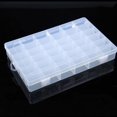 thumbnail image 4 of 36 Grids Adjustable Earrings Box Plastic Jewelry Bead Holder Fishing Hook Organizer Transparent Storage Container, 4 of 10