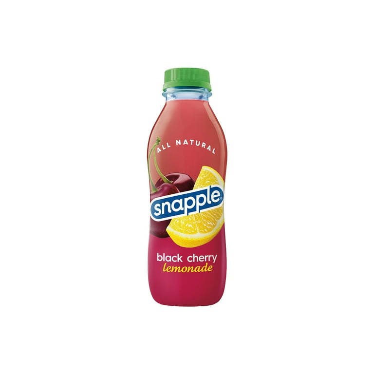 Snapple Juice Drinks, Black Cherry Lemonade, 16 fl oz, 6 Pack