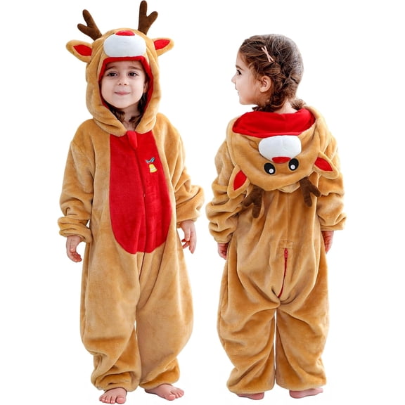 Unisex Baby Hooded Romper Infant Toddler Animal Halloween Party Outfit Jumpsuit 0-4 Years