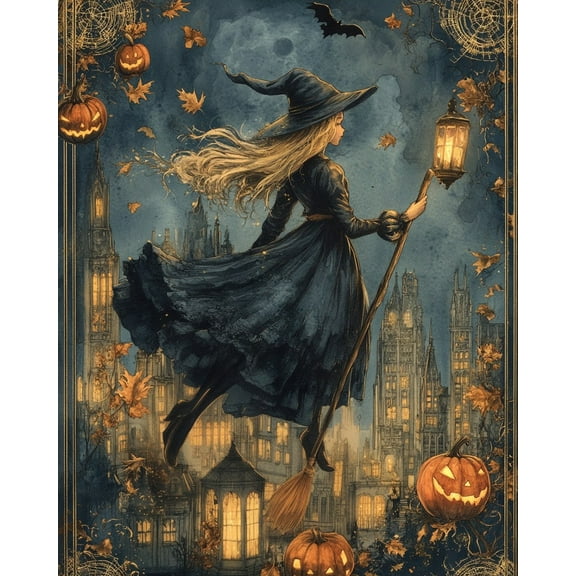 Paint by Numbers for Adults Kids Beginner Elegant Hound in Autumn Leaves DIY Acrylic Painting by Numbers Kits with Brushes Acrylic Pigment Home Decoration Gifts 16 x 20 inch