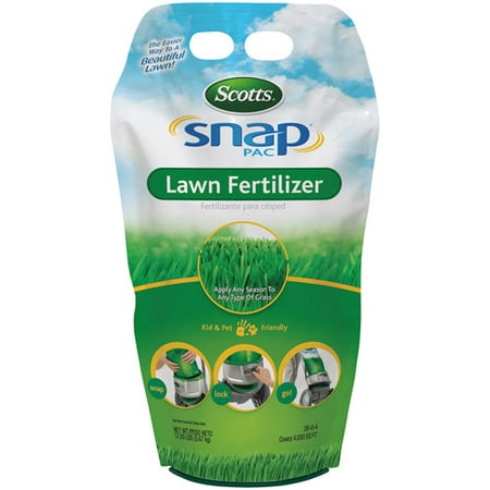 Scotts Snap Pac Lawn Fertilizer, 4,000 sq ft