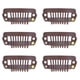 thumbnail image 1 of Broche para peluca LHCER con peine a presión Clips a presión para extensiones de cabello, 1 of 1