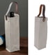 thumbnail image 5 of Whataatahia Bolsa de vino tinto Bolsas de regalo de papel kraft para vino para 1 botella reutilizable con asas para compras de fiesta de Navidad Gris, 5 of 8