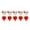 Silver,Red, variant on Costeam 10PCS 18-Inch Heart-Shaped Mylar Balloons, Romantic Foil Balloons, Valentine's Day Wedding Birthday Party Decorations