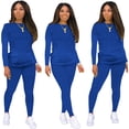 thumbnail image 3 of Ensemble de Yoga pour Femmes Mode Ensemble de Sport 2 Pcs Manches Longues, 3 of 9