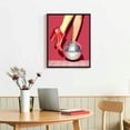 thumbnail image 3 of ONETECH Vintage Disco Ball Print Poster Cowgirl Boot Print Trendy Western Wall Art Funky Preppy Pink Room Aesthetics Girly Wall Decor Girls Room Bedroom Living Room Bar Cart Framed 12\x16\, 3 of 4