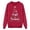 Red, variant on Kids Christmas Graphic Sweatshirt Classic Crewneck Long Sleeve Pullover Casual Fall Winter Top