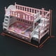thumbnail image 2 of Muebles de Dormitorio Mini para niñas 6 Zulema Juguetes de literas, 2 of 8
