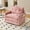 Pink, variant on MOONMISS Chenille Upholstered 360°Degree Swivel Mid Century Modern Arm Chair for Living Room-Gray