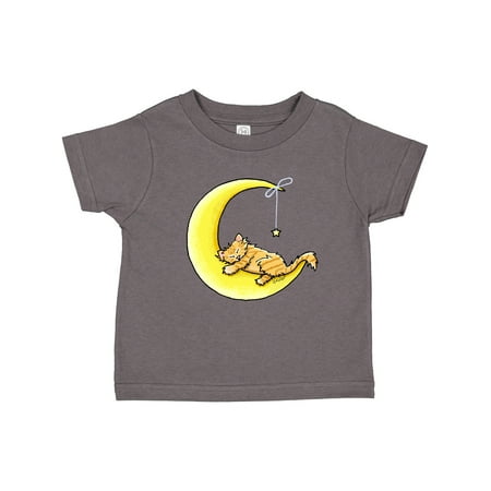

Inktastic Tabby Kitty Lunar Love Gift Toddler Boy or Toddler Girl T-Shirt