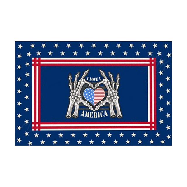 Snow Carpet Independence Day Decorative Door Mat Bathroom Living Room Welcome Floor Mat