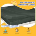 thumbnail image 4 of Cream White HDPE Sandbox with Canopy & Liner - 48” Outdoor Play Area for Backyard Fun, 4 of 7