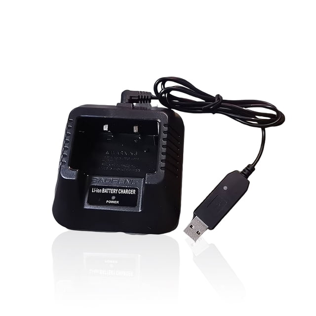 pitrice USB Battery Charger Professional Interphone Part Walkie Talkie Accessory Stable Fast Radio Charge Device Replacement for UV5R