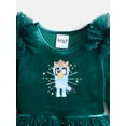 thumbnail image 2 of Bluey, Infant & Toddler Girls Holiday Glitter Mesh Ballerina Dress, Sizes: 12M–5T, 2 of 3