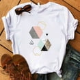 thumbnail image 4 of Eashery Womens T Shirts Casual Graphic Print Womens Tops White XL, 4 of 5