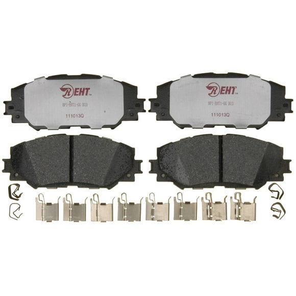 Raybestos Brakes Brake Pad EHT1210H Element3; OE Replacement; Hybrid Technology; Includes Mounting Hardware