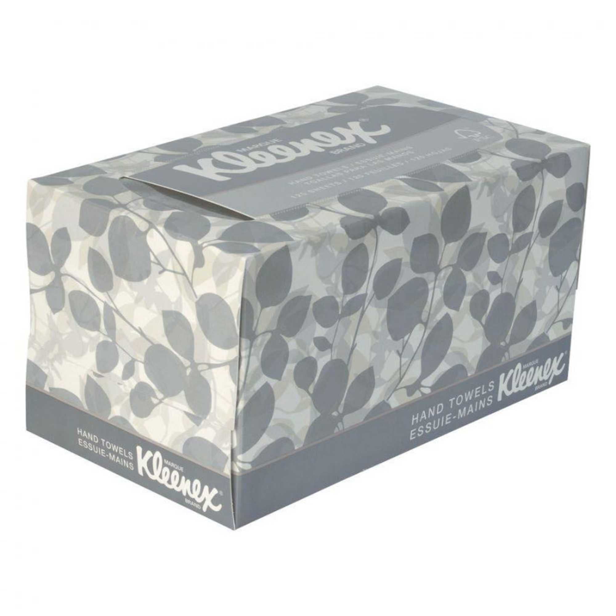 White 120 Per Box 9" X 10.50" Kimberly-clark Kleenex Boxed Hand Towel 