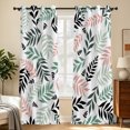 thumbnail image 2 of Tchckioa Print Leaves Blackout Curtains,42x63 Inch Grommet Drapes for Living Room,2 Panels, 2 of 9