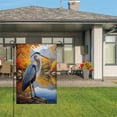 thumbnail image 3 of Amhnf Blue Heron Autumn Landscape Garden Flag For Home Outdoor Garden Yard Decor 12x18 inch, 3 of 5