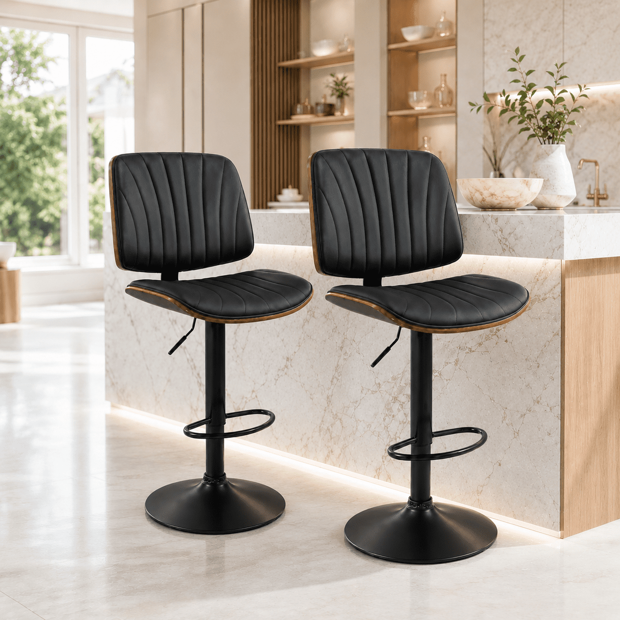 Pittsburgh Steelers NFL Blitz High Back Adjustable Swivel Stool
