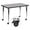 Gray, variant on Flash Furniture Mobile 36''W x 72''L Rectangular Oak Thermal Laminate Activity Table - Standard Height Adjustable Legs