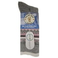 thumbnail image 3 of Polar Heat Women’s Winter Weight Wool Socks, 3 Pack Cozy Thermal Socks, Geometric Gray & Pink, 3 of 6