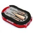 thumbnail image 1 of 6pcs Titanium Plating Drill Bit pagoda Slotted serrated drill Set, 1 of 3