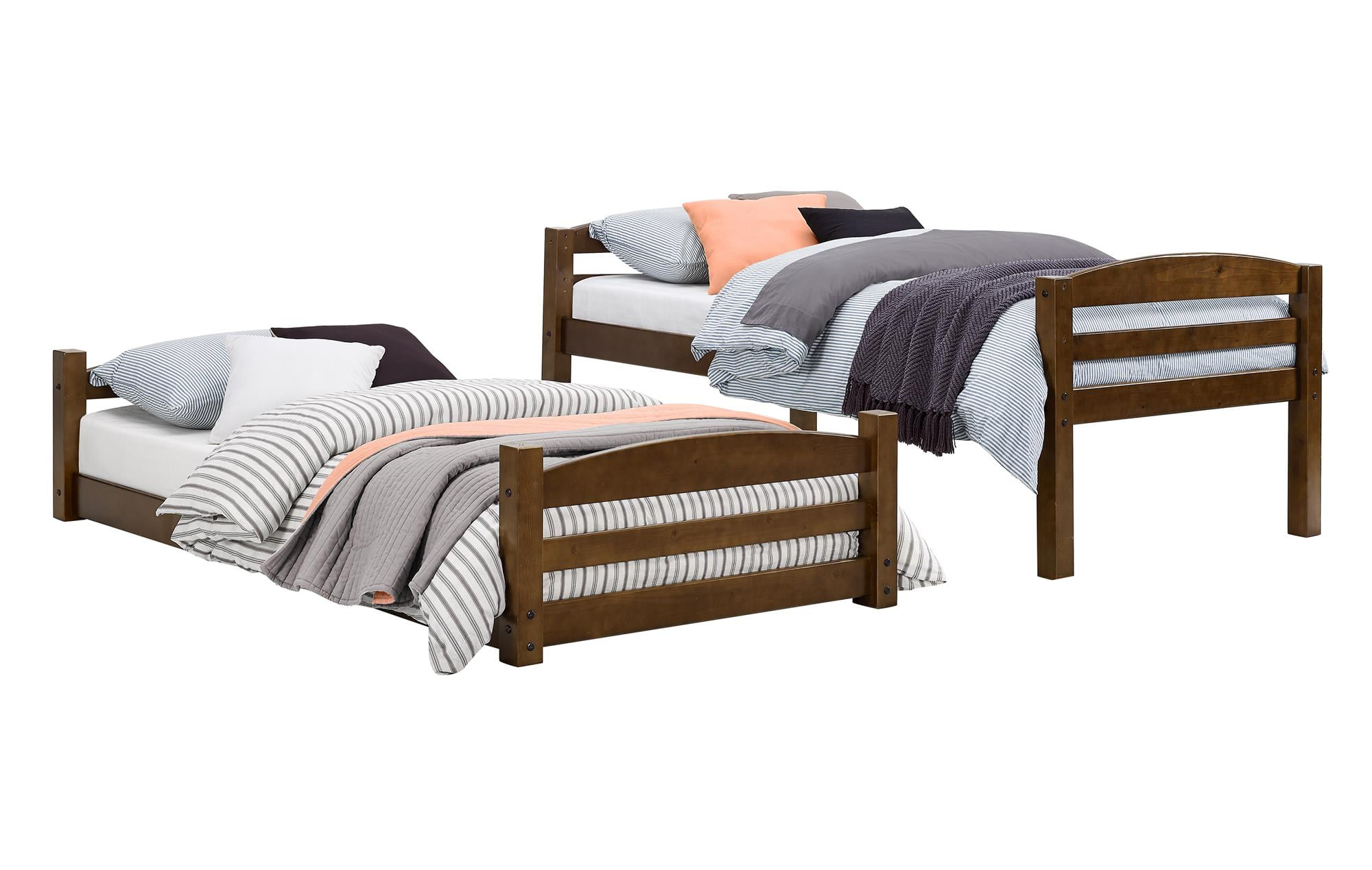 Dorel Living Sierra Twin Bunk Bed Mocha Com