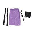 thumbnail image 1 of Correa elástica para piernas, plegable, con gran capacidad de carga, para entrenamiento de flexibilidad, color morado, talla única., 1 of 5