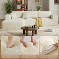 thumbnail image 4 of DILORA Sectional Boneless Sofa, L-shaped Couch(White,Left Chaise ),Modular and Compressed，Two Packages，108 Inches, 4 of 10