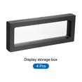 thumbnail image 3 of Uxcell Floating Frame Display Holder Stand Box for Necklace Bracelet Black 9.06 x 2.76 x 0.79 inch, 3 of 5
