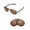 Brown, variant on Walleva Ice Blue Polarized Replacement Lenses for Ray-Ban RB8301 59mm Sunglasses