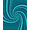 Blue, Pattern 1, variant on ODIKA 4' x 6' Machine Washable Non-Slip Area Rug, Op Art Wave High Traffic Rug, Red, 415598