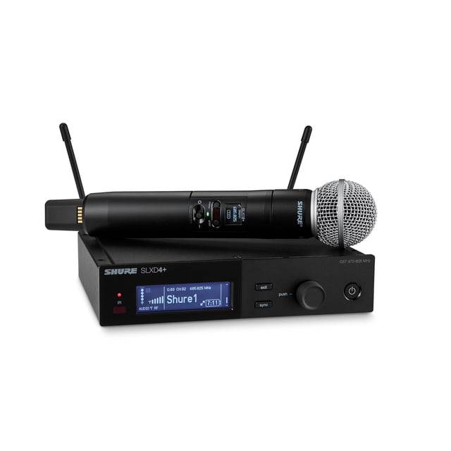 Sistema inalámbrico Shure SLXD24+/58 con receptor SLXD4+ G57 Band