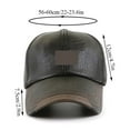 thumbnail image 4 of Vintage Leather Baseball Cap Men's Fashion Sports Caps Army Hat Man Baseball Cap British Vintage Cowhide Leather Hats ,Durable Quality, 4 of 4