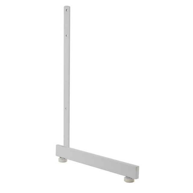 GL512-W L-Shaped Leg for Grid Panel, White - Semigloss