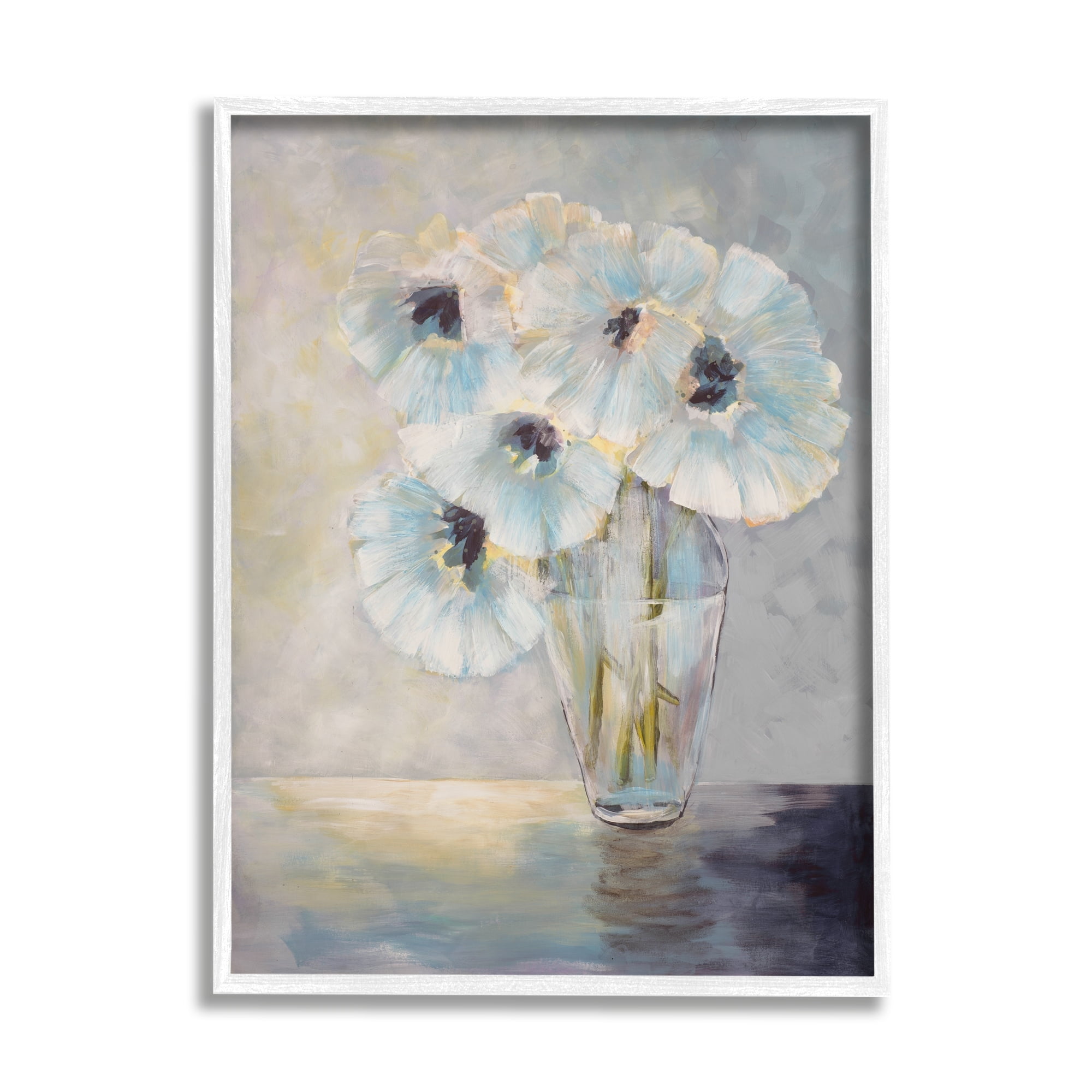 Stupell Industries Delicate White Flower Bouquet Painterly Still Life , 11 x 14, Design by Doris Charest