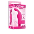 thumbnail image 3 of Sex toy Gift Set bundle of The Silver Starter, Bejeweled Heart Stainless Steel Plug, Diamond And Icon Brands Flirt finger Bunny, Finger Vibrator, Pink, 3 of 5