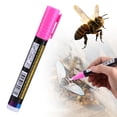 thumbnail image 2 of CozeLy Bee Marker Pen Paint Markers Quick Dry Oil Based Permanent Ink 10ml Beekeeping Supplies Fabric Metal Paint Pens 13.5cm Queen Marker Tool, 2 of 9