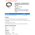 thumbnail image 2 of Exhaust Clamp - Compatible with 2011 - 2015 Chevy Silverado 2500 HD 6.6L V8 Diesel 2012 2013 2014, 2 of 2