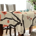 thumbnail image 4 of Yayeee Tablecloths for Rectangular Tables 54 x 72 inch Party Table Cover, Red Floral Pattern, 4 of 6